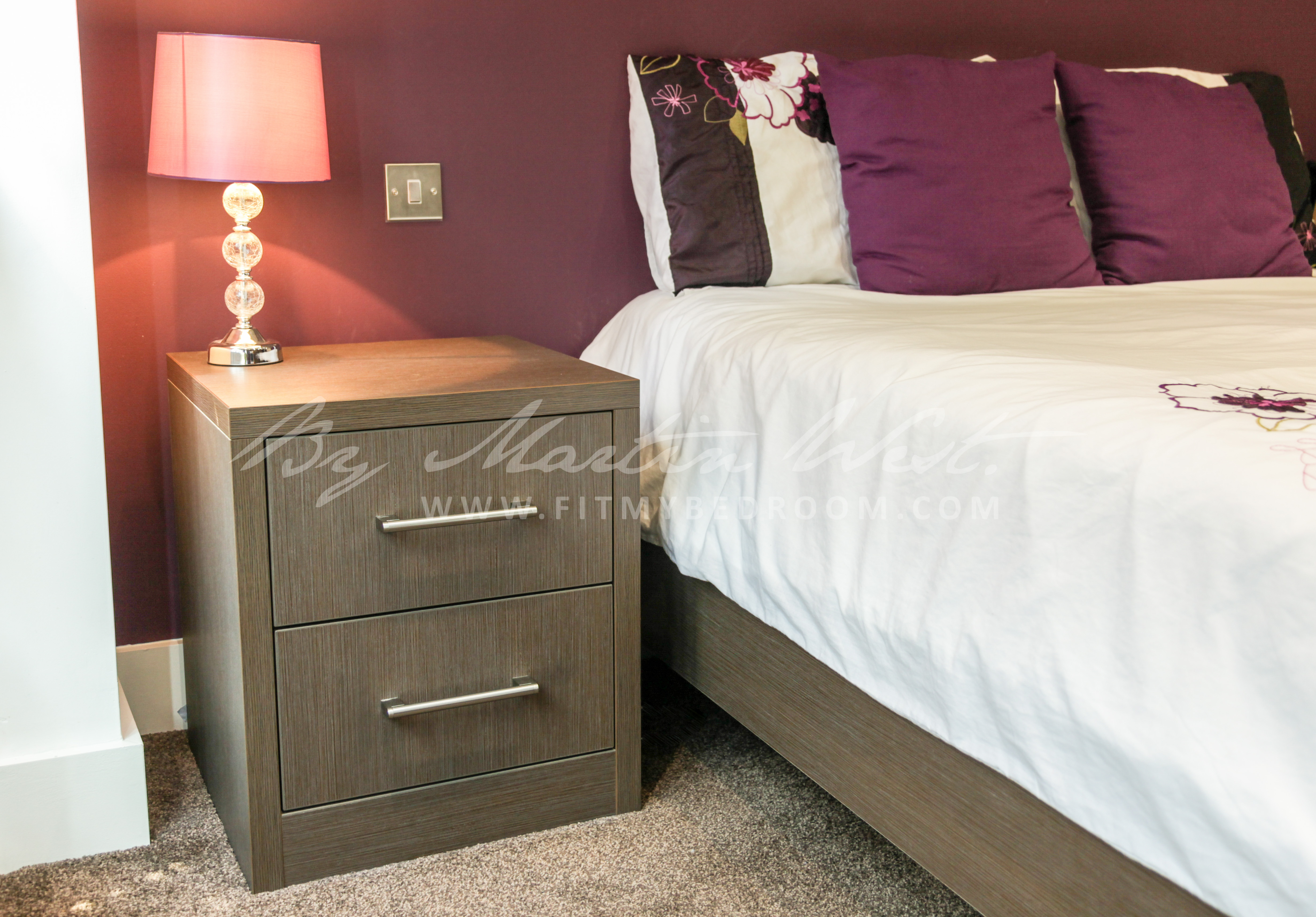 Custom Made Bedroom Furniture Including and Drawers